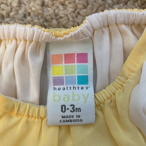 Yellow baby dress - Picture 4 of 4